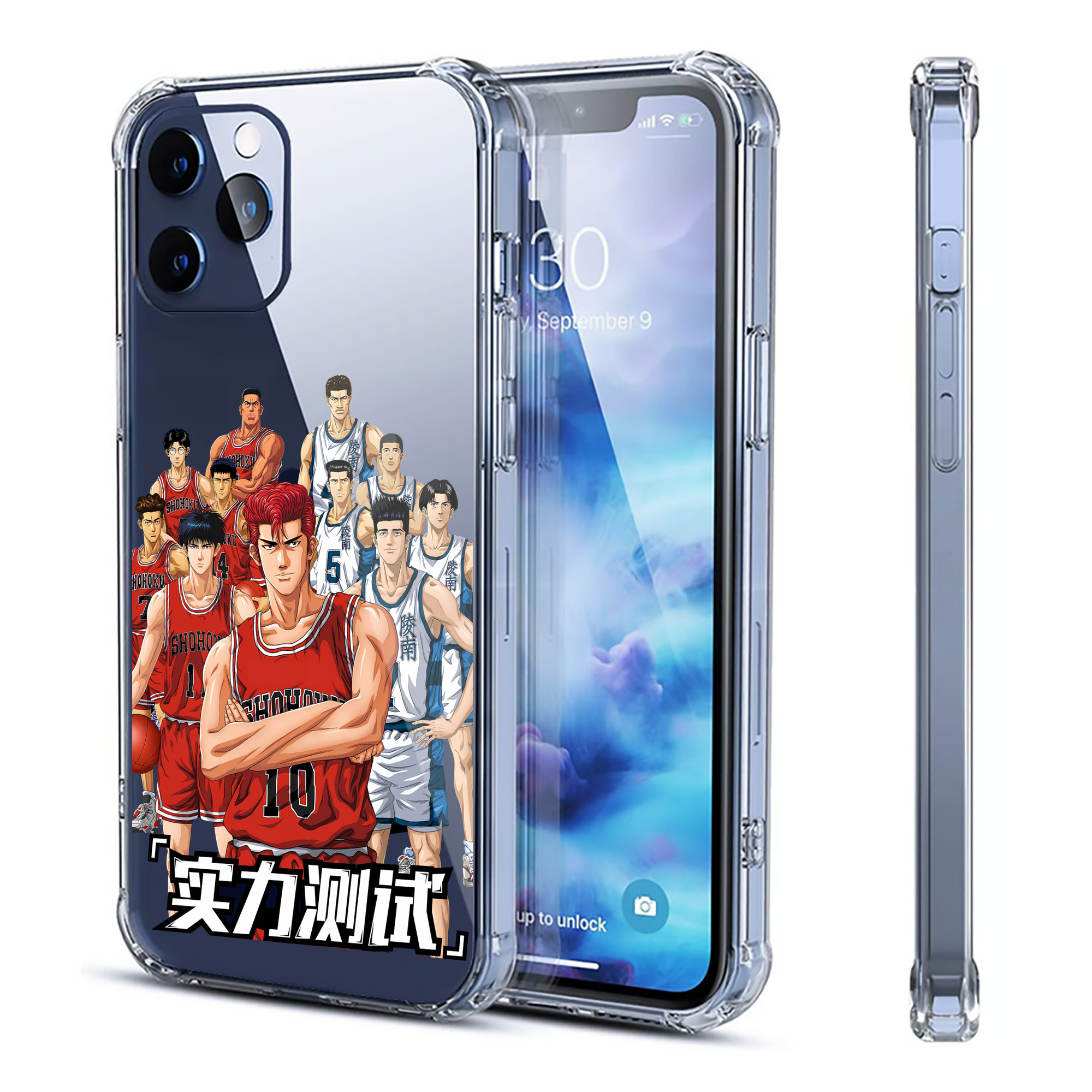 （画像用） SLAM DUNK／スラムダンク 【iPhone 12シリーズ対応】透明スマホケース（クリアソフトケース）